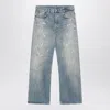 Acne Studios Regular Fit Five-pocket Distressed Jeans 2021 In Blue