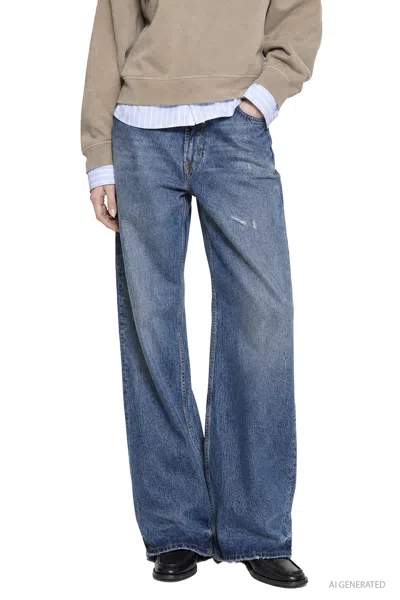 Acne Studios Regular Fit Jeans 2022 In Multi