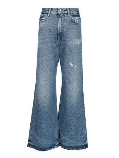 Acne Studios Women Regular Fit Jeans In Blue
