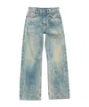 Acne Studios Distressed Denim Jeans In Blue
