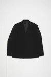 Acne Studios Double-breasted Jacket In Black
