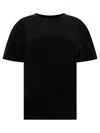 Acne Studios Women's 100% Cotton T-shirt In Black
