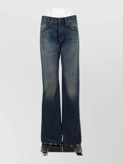 Acne Studios Regular-fit Straight-leg Jeans In Animal Print