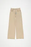 Acne Studios Relaxed Fit Jeans - 2022 In Light Sand