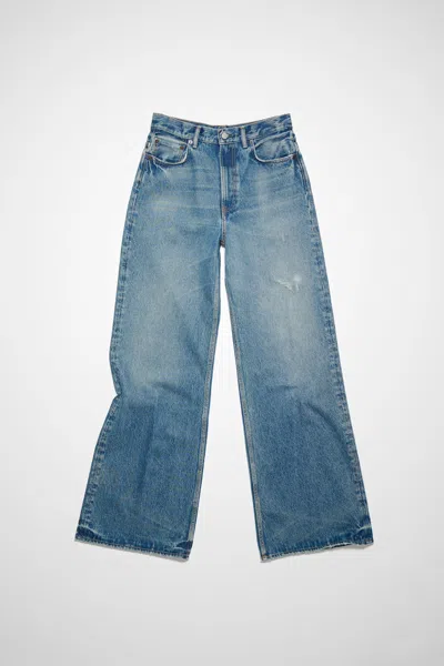 Acne Studios Relaxed Fit Jeans - 2022 In Mid Blue