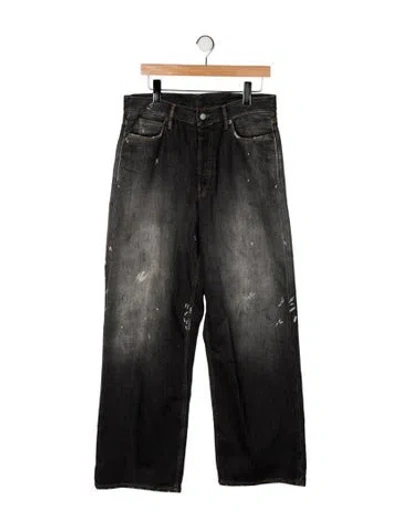 Pre-owned Acne Studios Relaxed Fit Jeans In Black