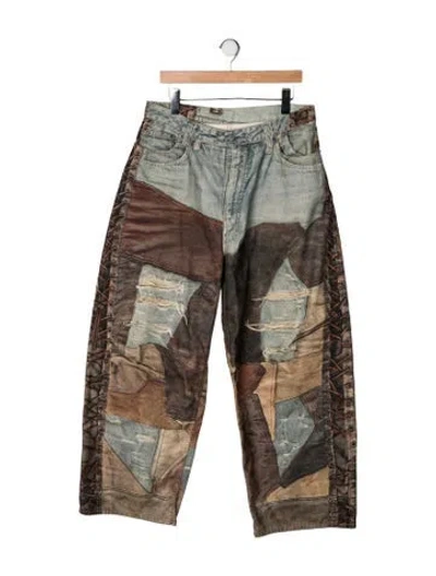 Pre-owned Acne Studios Relaxed Fit Jeans In Green