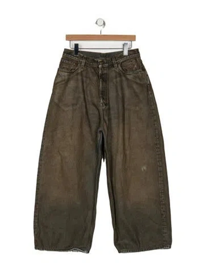 Pre-owned Acne Studios Relaxed Fit Jeans In Green