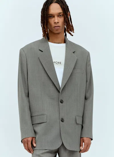 Acne Studios Relaxed-fit Suit Blazer In Grey