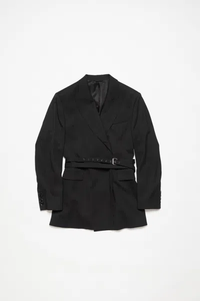 Acne Studios Relaxed Fit Suit Jacket In Black