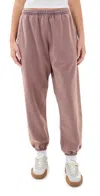 Acne Studios Relaxed Fit Sweatpants Plum Purple In Plum Purple