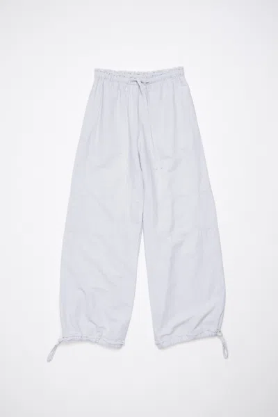 Acne Studios Relaxed Fit Trousers In Pale Blue