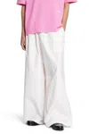Acne Studios Relaxed Fit Trousers In White