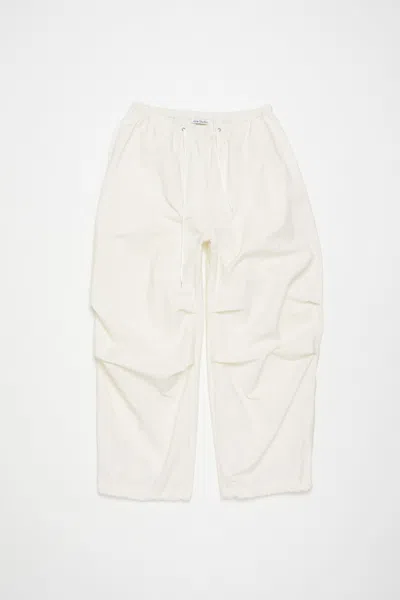 Acne Studios Relaxed Fit Trousers In White