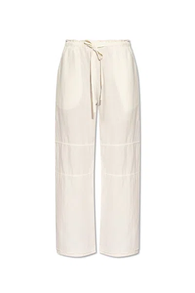 Acne Studios Relaxed-fitting Trousers In White