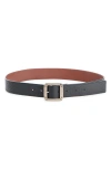 Acne Studios Reversible Leather Belt In Brown