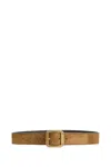 Acne Studios Reversible Leather Belt In Brown