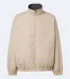 Acne Studios Reversible Technical Blouson Jacket In Beige