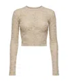 Acne Studios Rib Sweater In Neutral