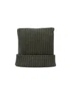Acne Studios Ribbed Beanie In Green