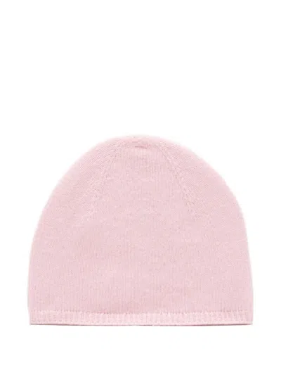 Acne Studios Ribbed Beanie Hat In Pink