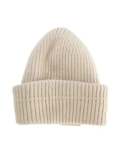 Pre-owned Acne Studios Ribbed Beanie In Neutral
