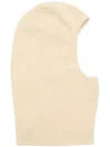 Acne Studios Ribbed-knit Balaclava In Neutrals