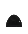 Acne Studios Wool Beanie With Rivet In Black