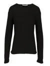 Acne Studios Ribbed Sweater Knitwear Black