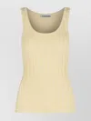 Acne Studios Ribbed Texture Scoop Neck Tank Top