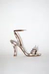 Acne Studios High-heel Strap Sandal In Cinnamon Brown