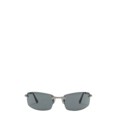 Acne Studios Rimless Sunglasses In Gray