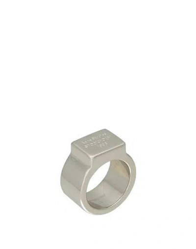 Acne Studios Ring Silver Size L Metal