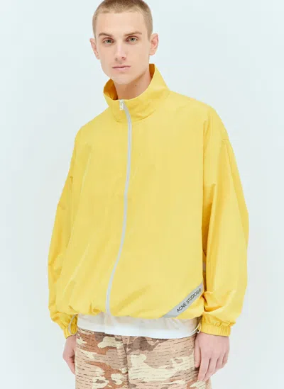 Acne Studios 防撕裂方格布轻薄夹克 In Yellow