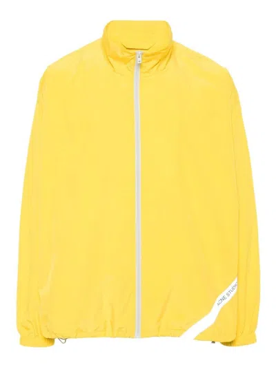 Acne Studios Olandox Ripstop Nylon Jacket In Yellow