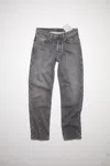 Acne Studios Distressed Five-pocket Faded Shorts With Belt Loops
