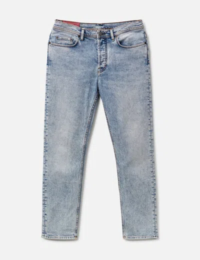 Acne Studios River Bleached Denim In Blue