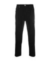 Acne Studios Cotton Denim Jeans In Black