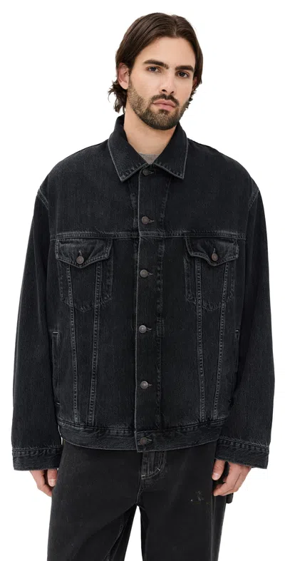 Acne Studios Robert Denim Jacket Vintage Black