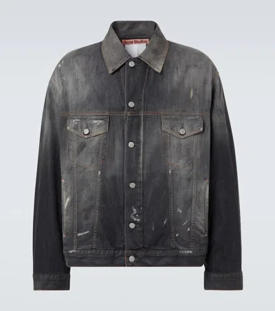 Acne Studios Robert U Denim Jacket In Black