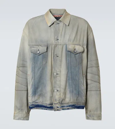 Acne Studios Oversized Denim Jacket In Blue