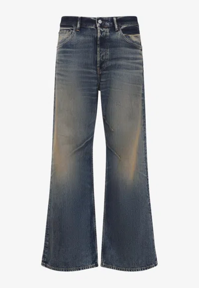 Acne Studios Rocka Washed-out Jeans In Blue