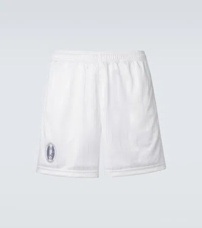 Acne Studios Ronso Striped Shorts In White
