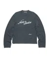Acne Studios Round Collar And Long-sleeved T-shirt In Black