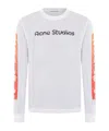 Acne Studios Round Collar And Long-sleeved T-shirt In White