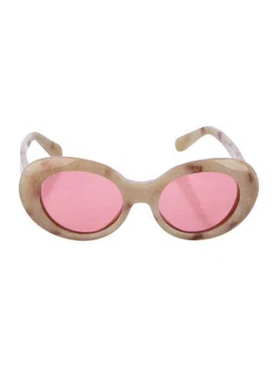 Pre-owned Acne Studios Round Gradient Sunglasses In Neutral