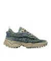 Acne Studios Round Head Lacing Casual Sneakers In Green,blue