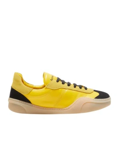 Acne Studios Lace-up Sneakers In Yellow