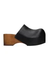 Acne Studios Round Head Muller Shoes In Black
