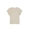 Acne Studios Round Neck Cotton T-shirt With Short Sleeves In Multi